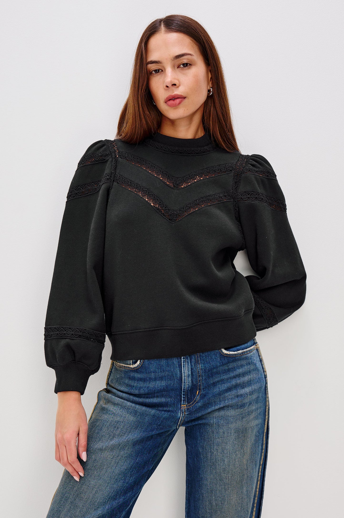 Rails - Isles Sweatshirt in Black