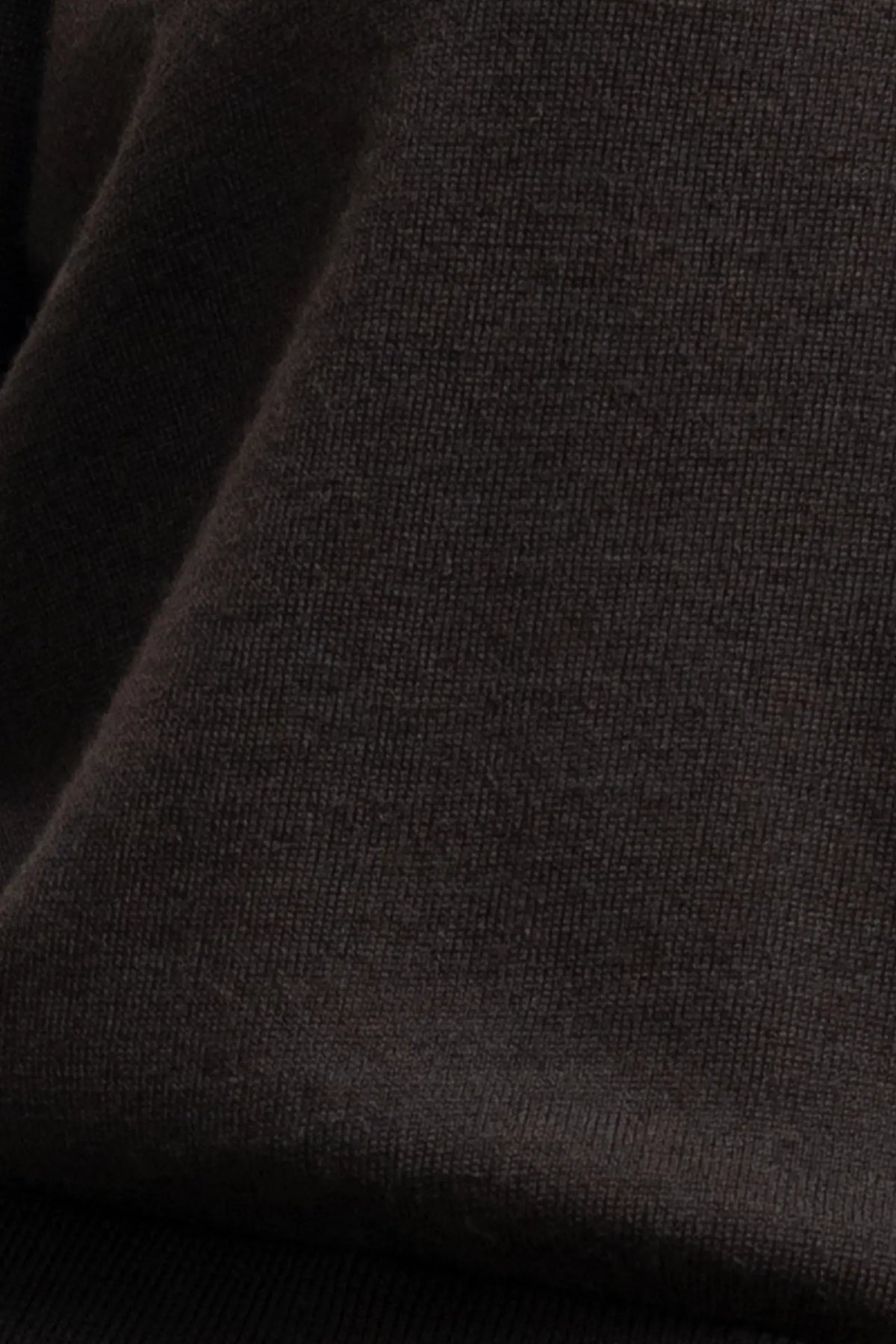 Leset - James crew cardigan in chocolate brown