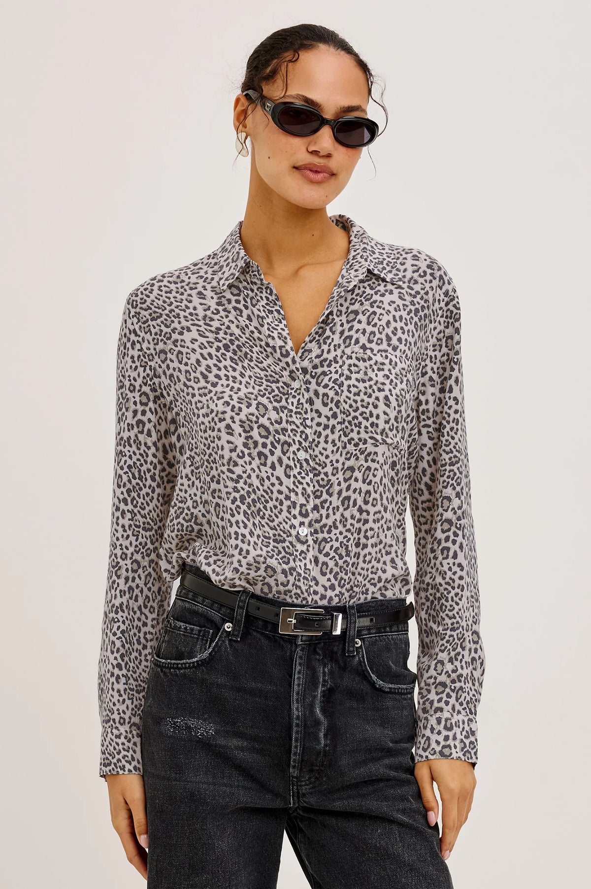 Rails - Josephine top in Ecru Cheetah