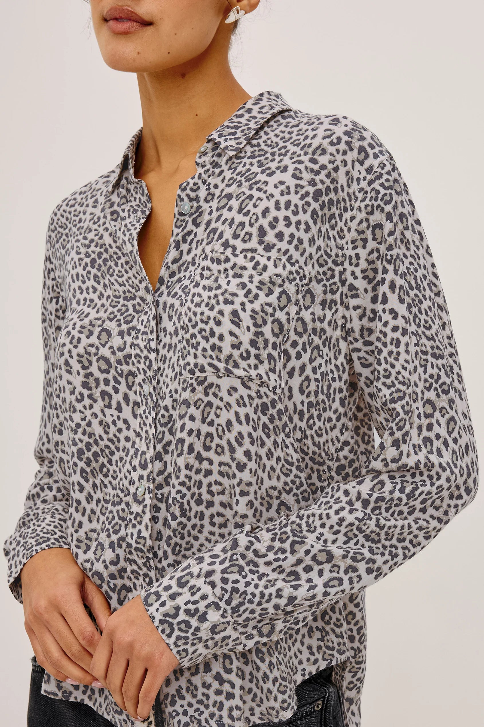 Rails - Josephine top in Ecru Cheetah