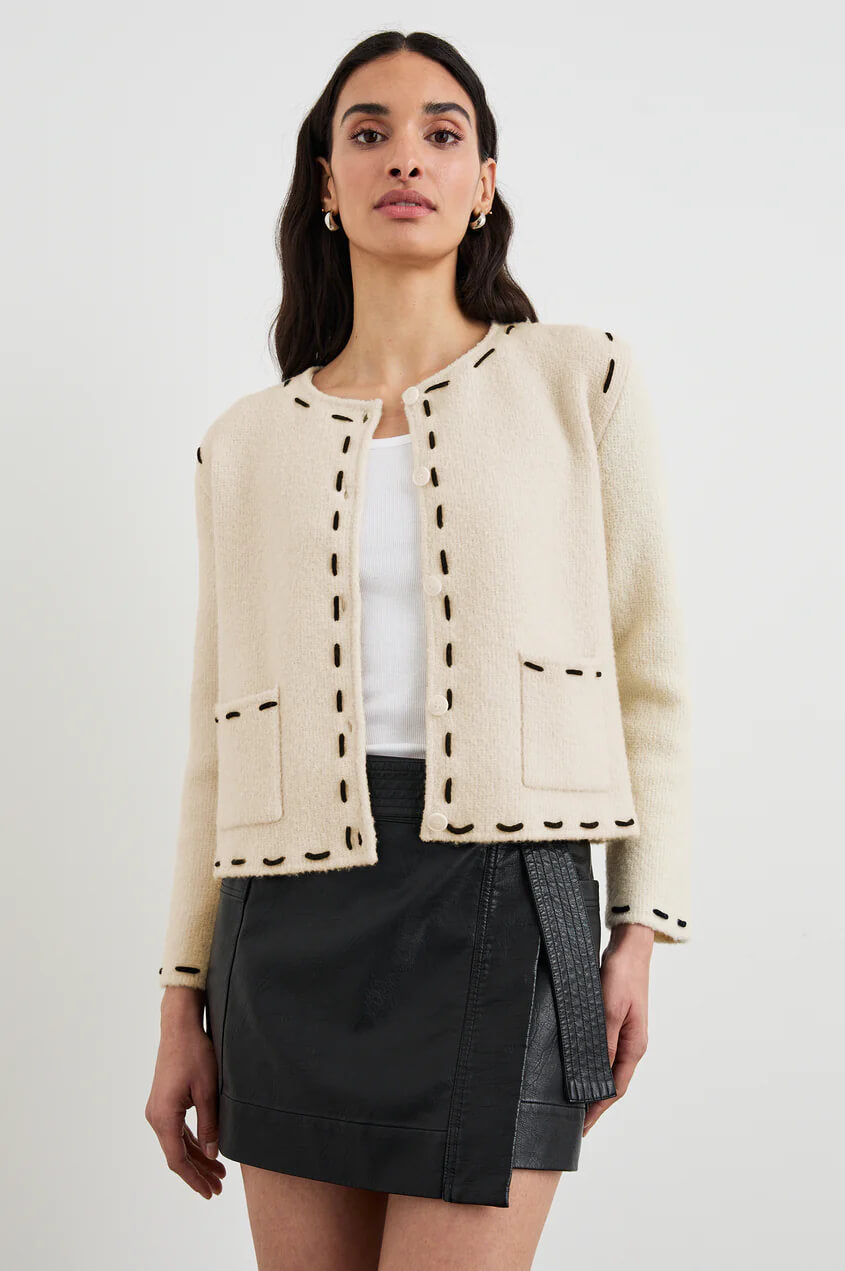 Rails Juliette Jacket in Ivory