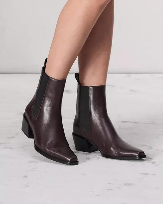 Rag & Bone - Joni Chelsea Boot in Dark Espresso