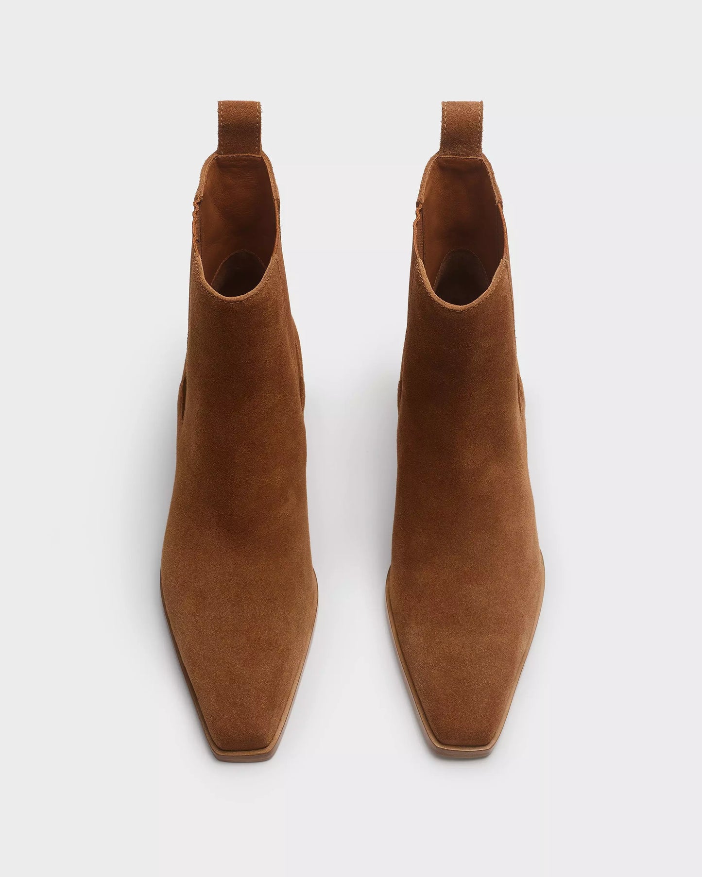 Rag & Bone - Joni Italian Suede Chelsea Boots in Umber suede