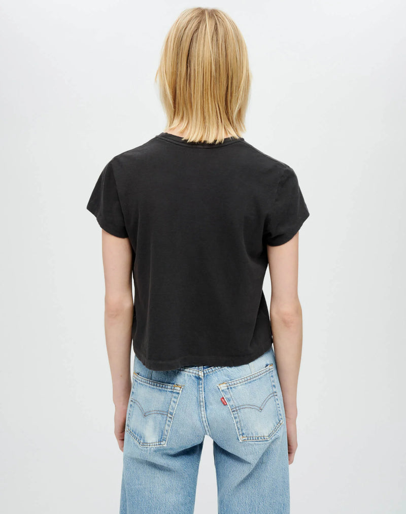 RE/DONE - Boxy Tee in Washed Black