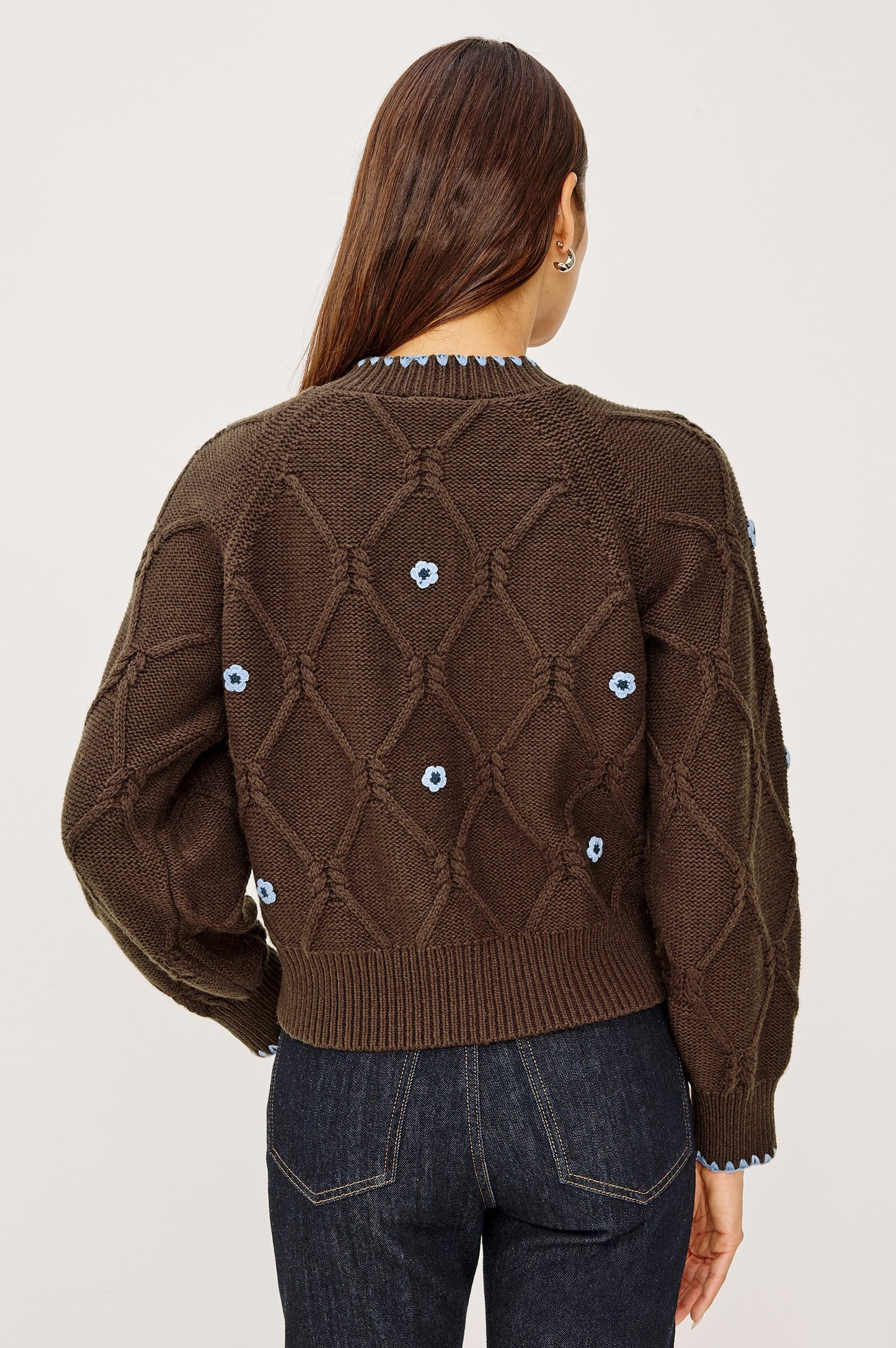 Rails - Laurie Cardigan in Walnut Daisy