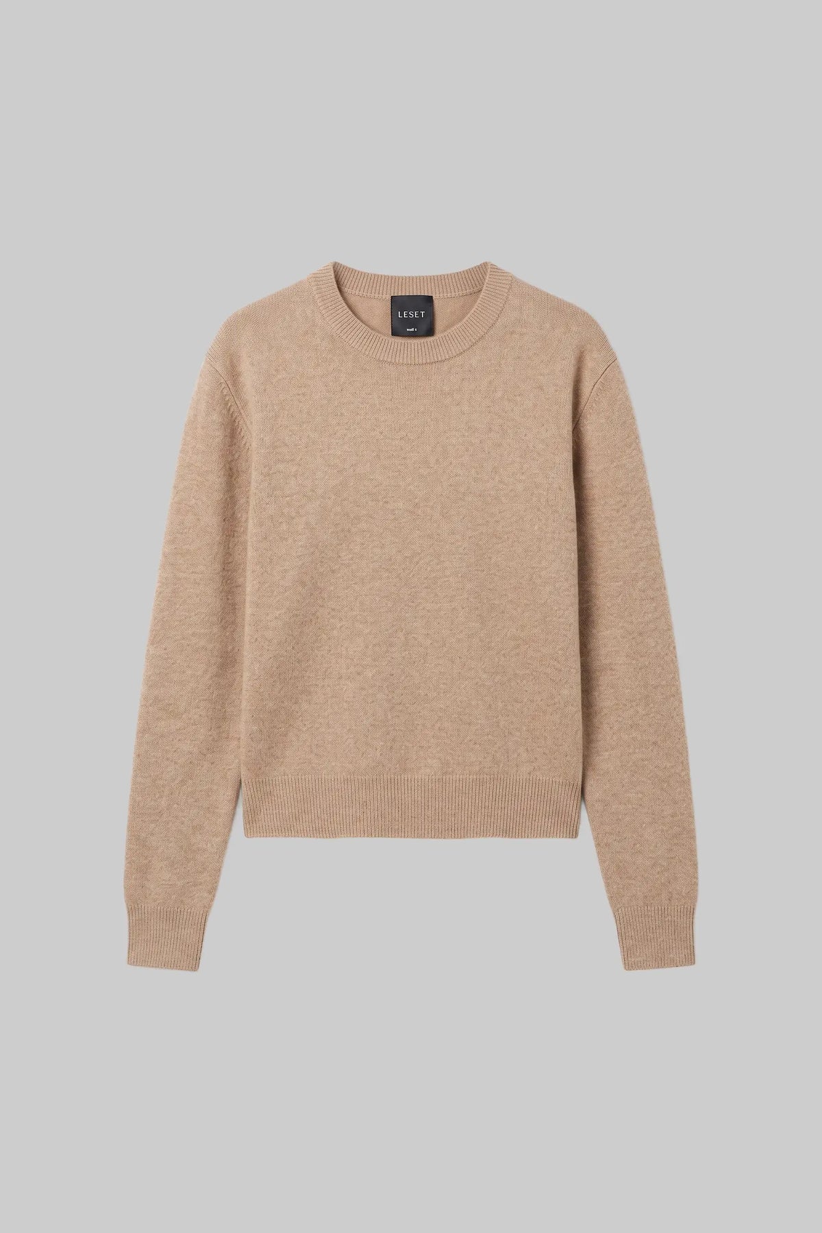 Leset - Jesse Classic crew sweater in Dune