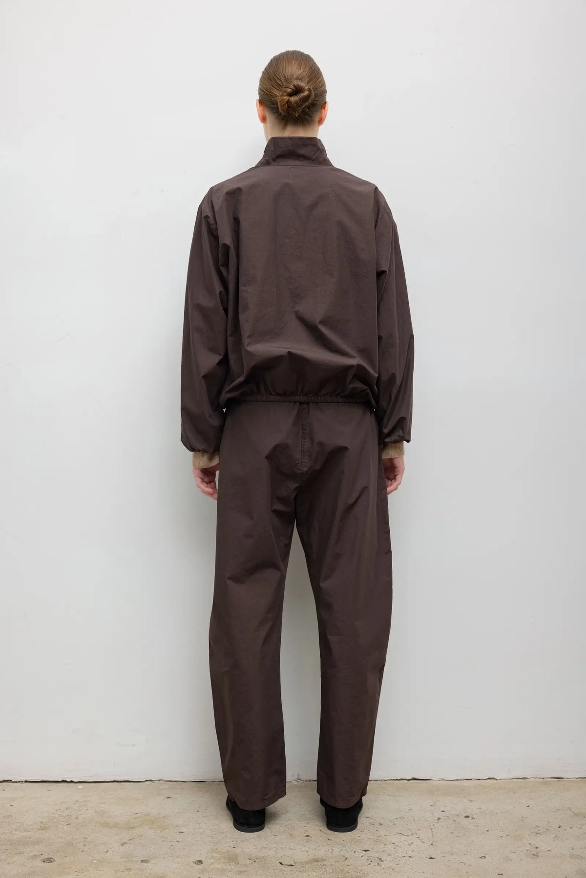 Leset - Kyoto Windbreaker in chocolate brown