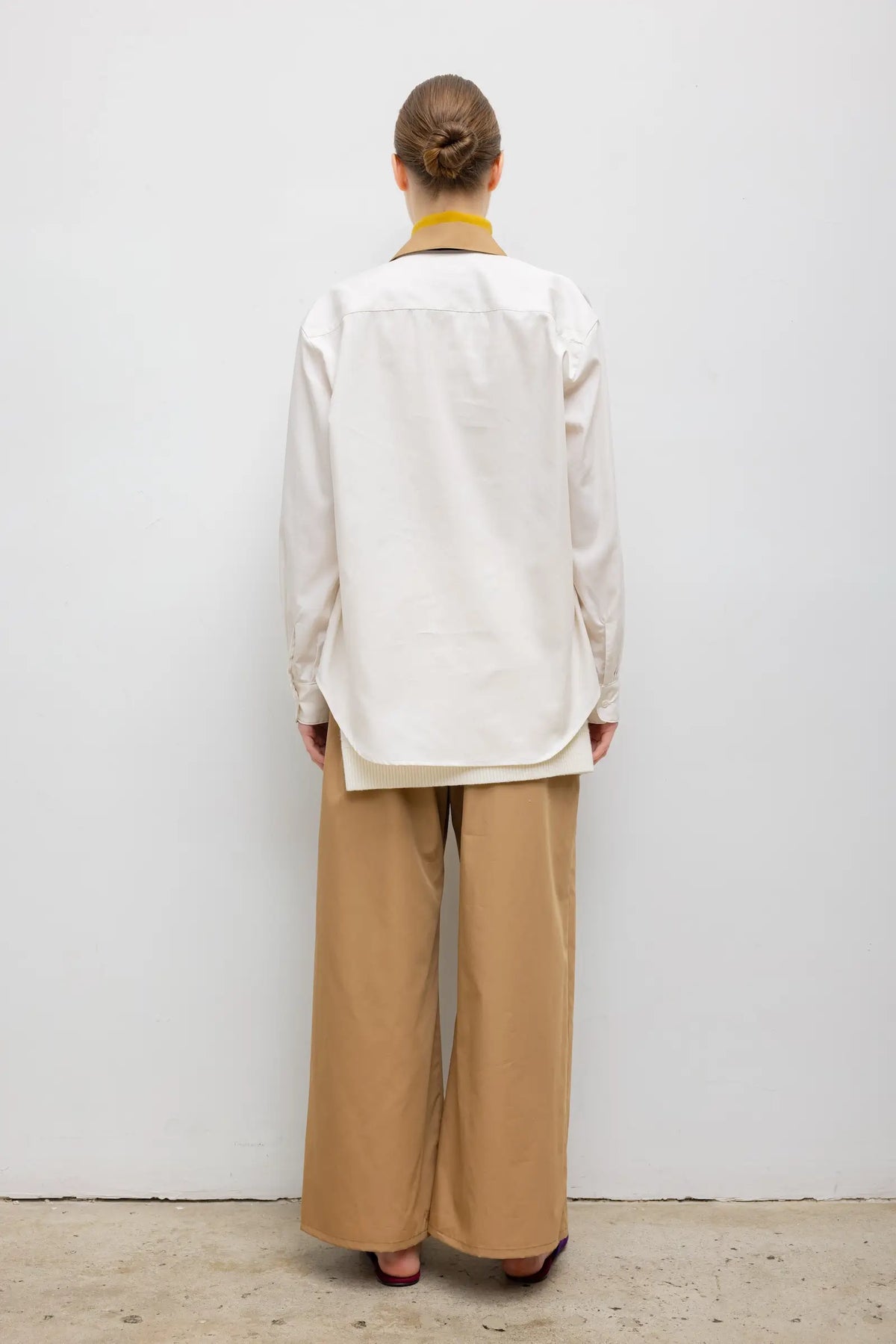 Leset -YOSHI WIDE LEG BOXER PANT in camel