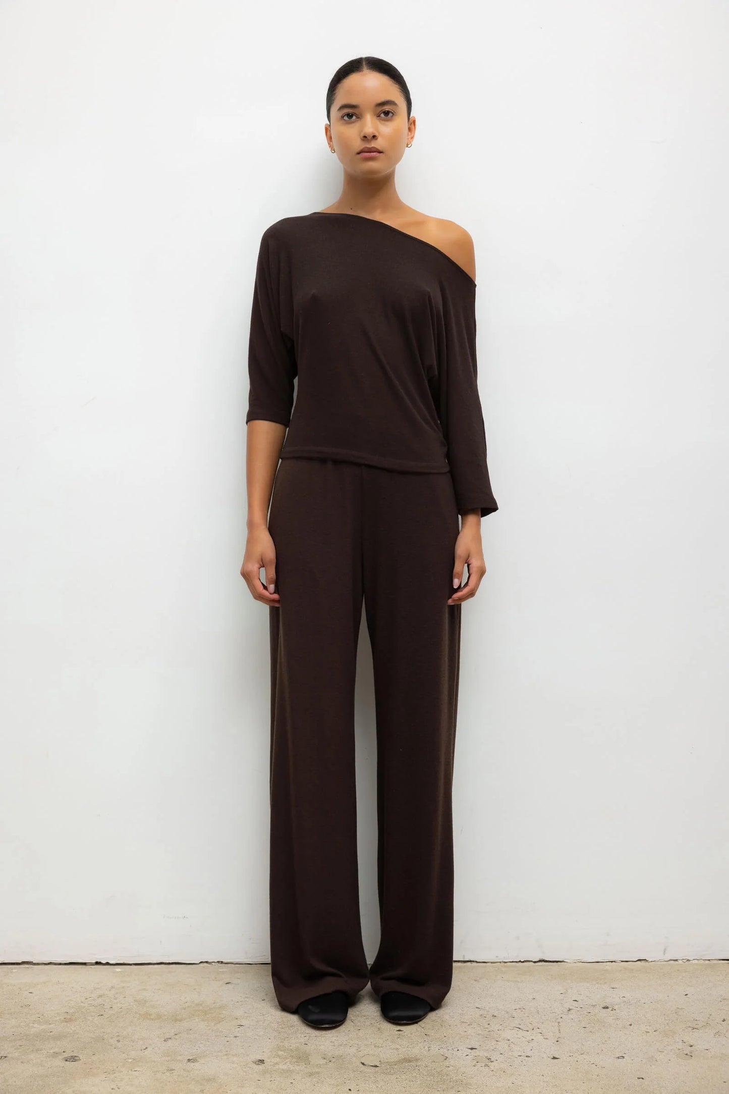 Leset - Lauren pocket pant in chocolate