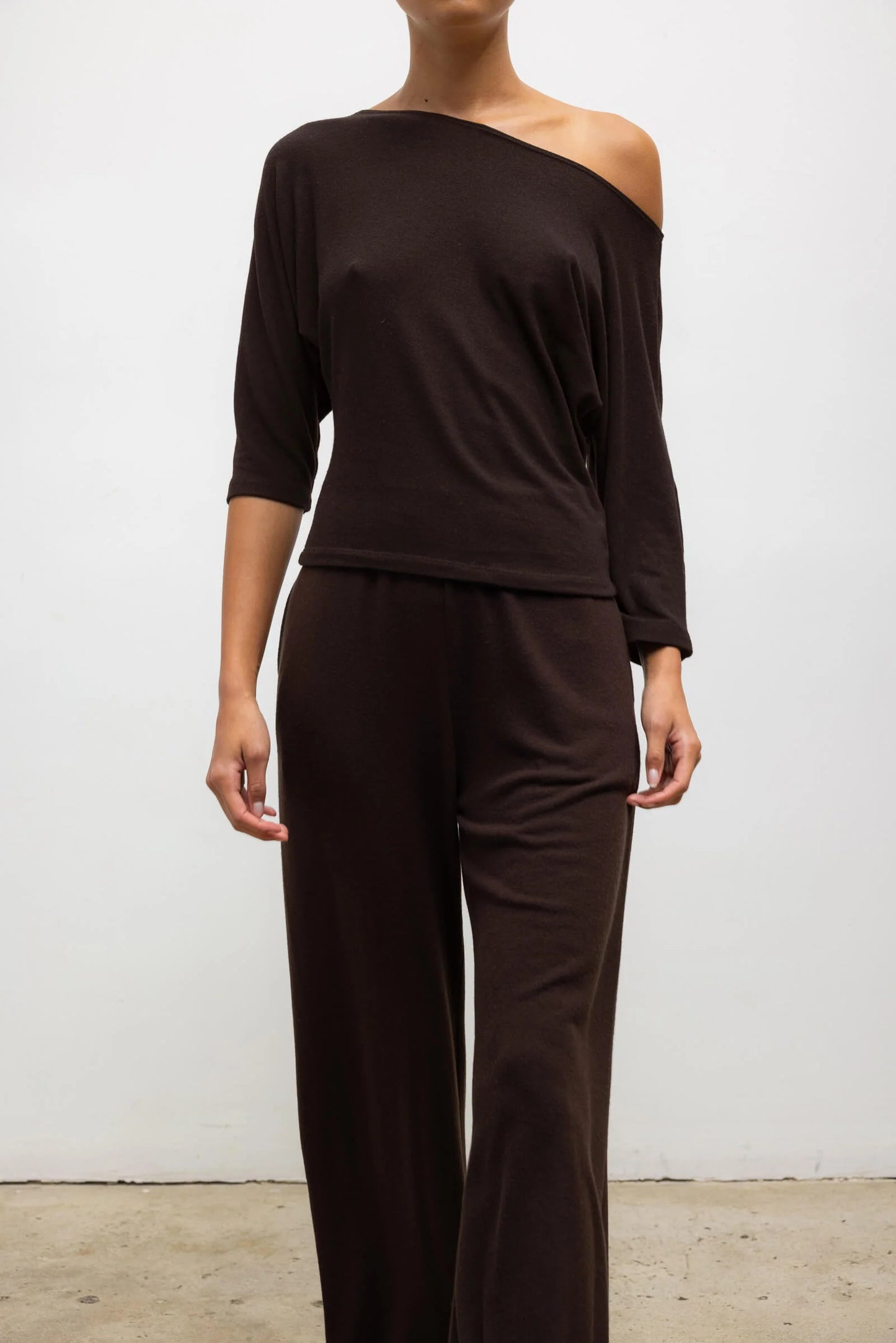Leset - Lauren pocket pant in chocolate