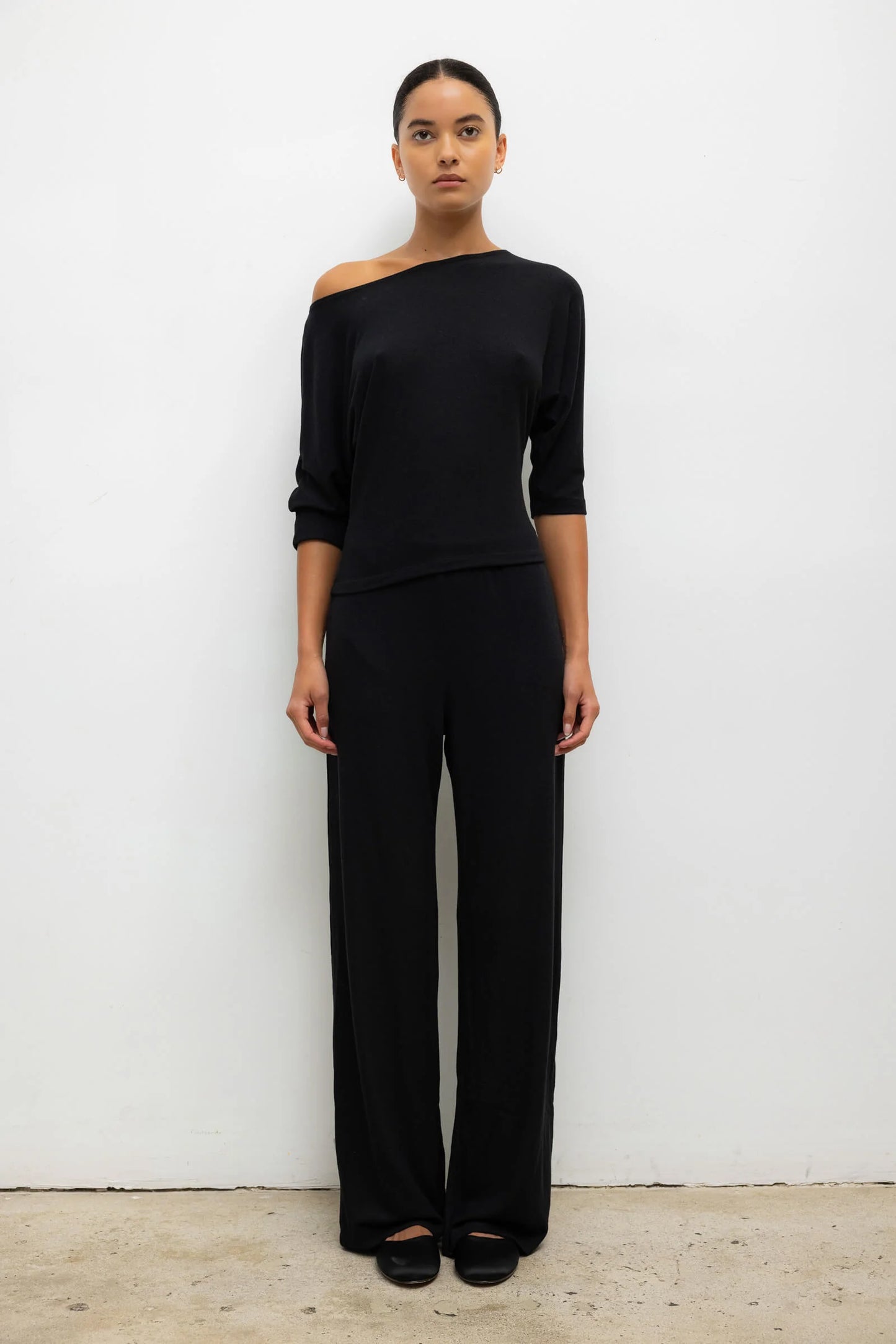 Leset - Lauren pocket pant in black