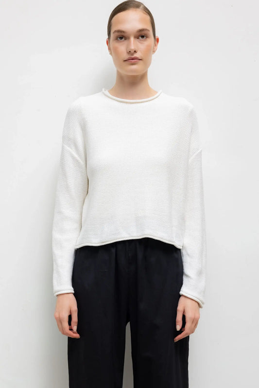 Leset - Mae crewneck Parchment white