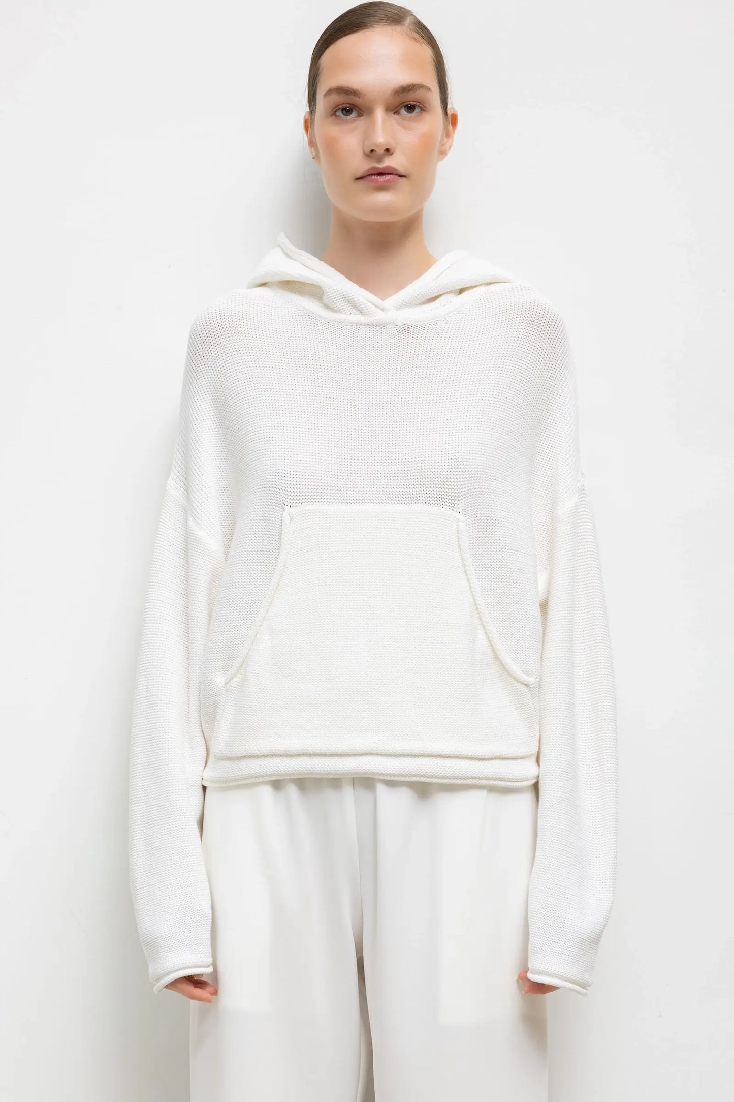 Leset - Mae Hoodie in Parchment white