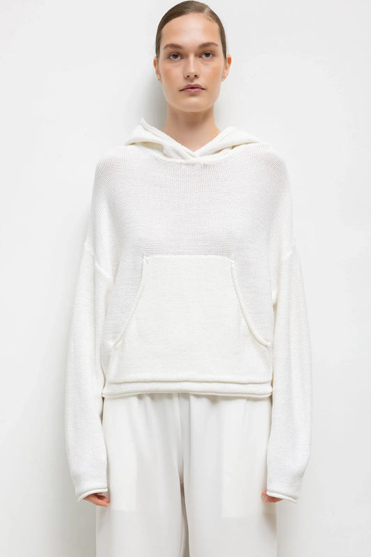 Leset - Mae Hoodie in Parchment white