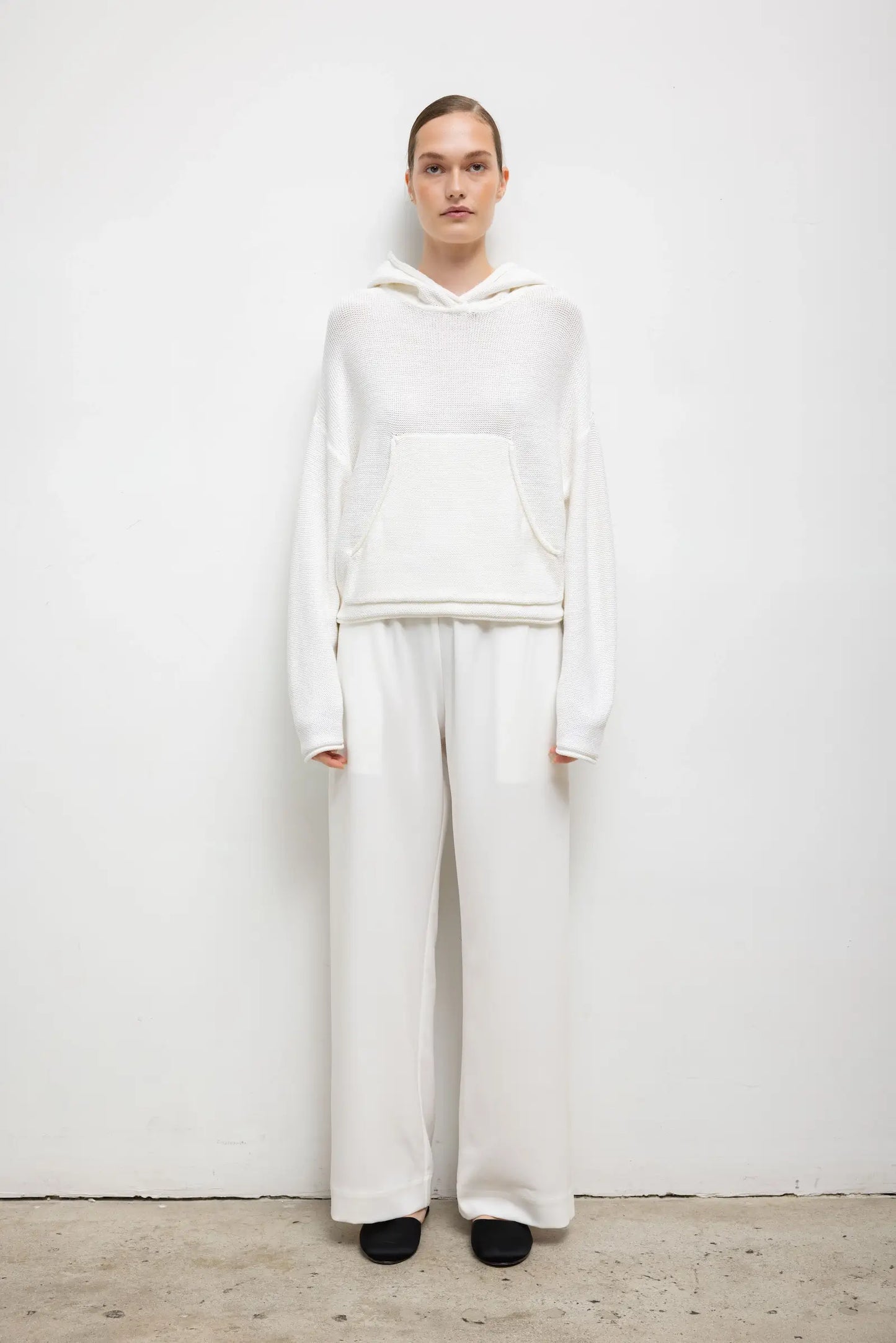 Leset - Mae Hoodie in Parchment white