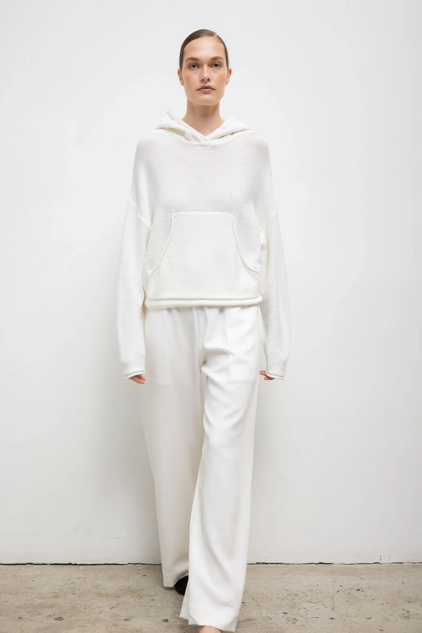 Leset - Mae Hoodie in Parchment white