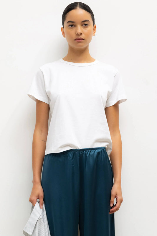 Leset - The Margo Tee in White
