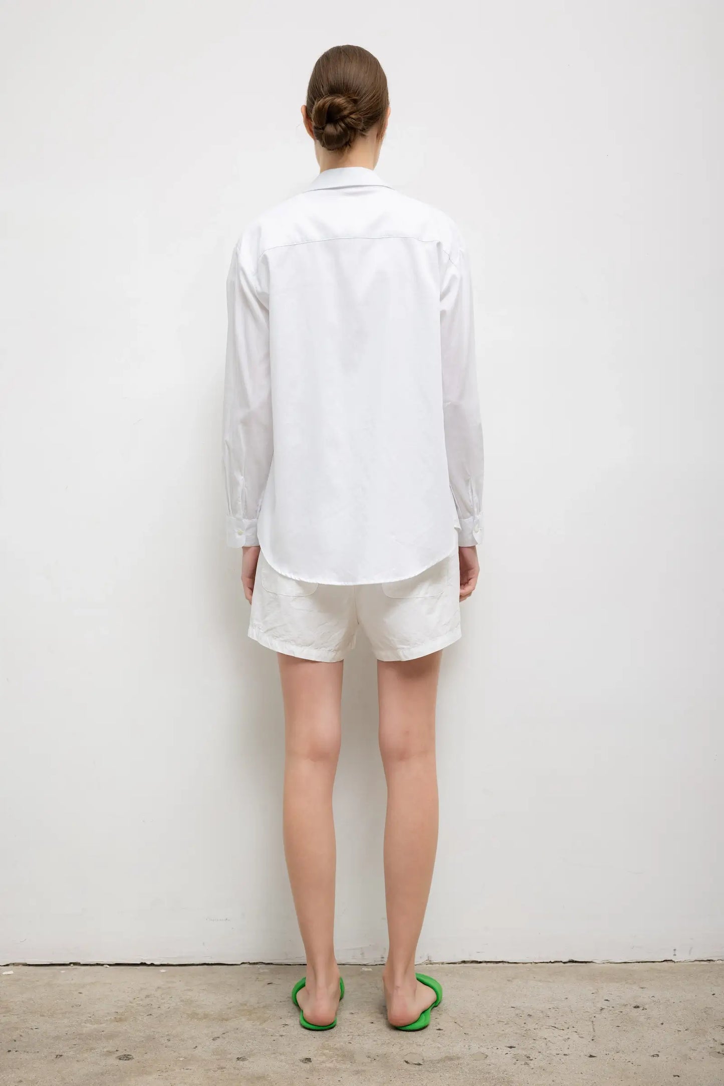 Leset - Yoko Classic Button Down Shirt in White