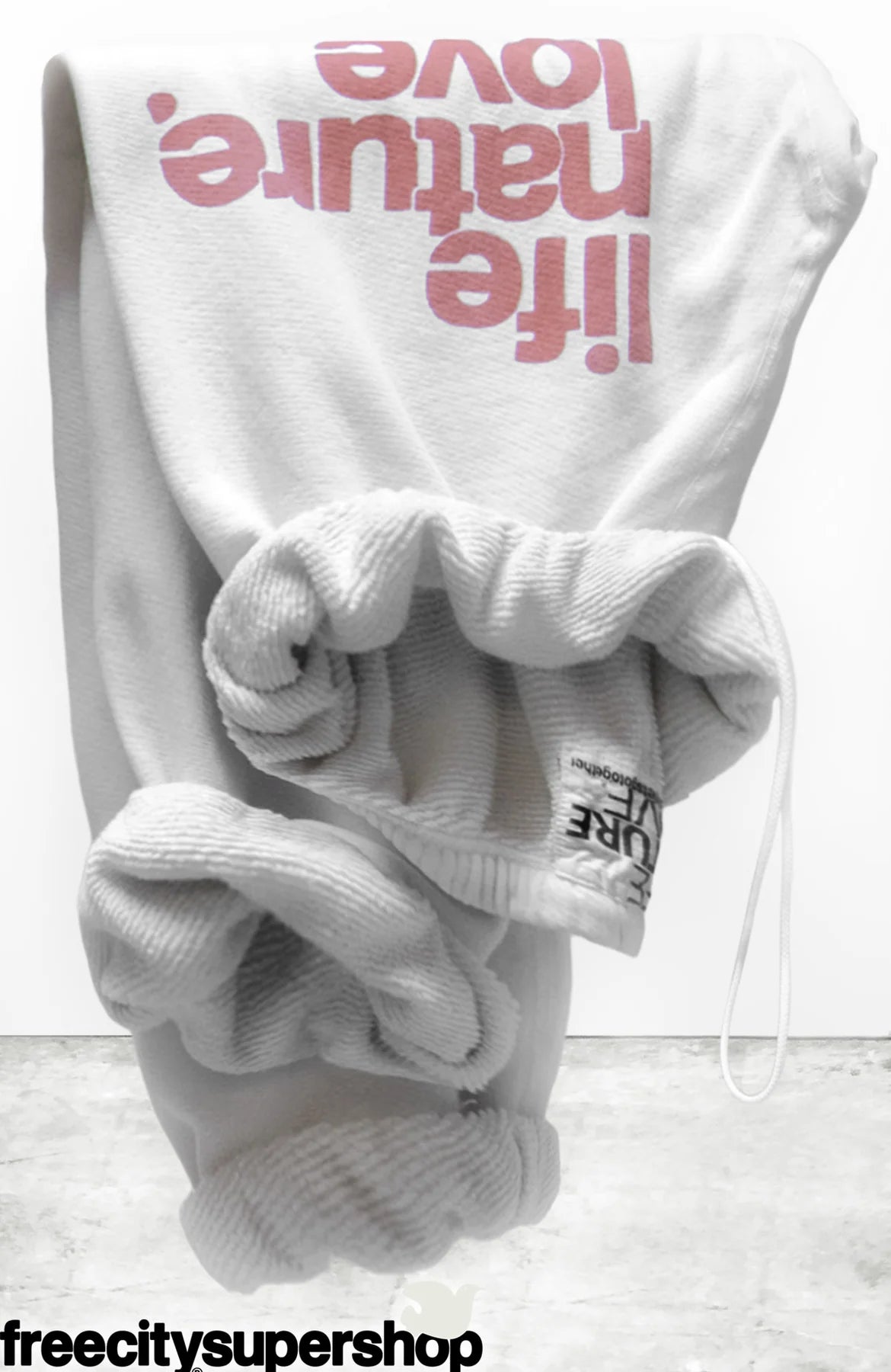 Freecity - LNL SUPERVINTAGE YUMM OG sweatpant - Laundry whites