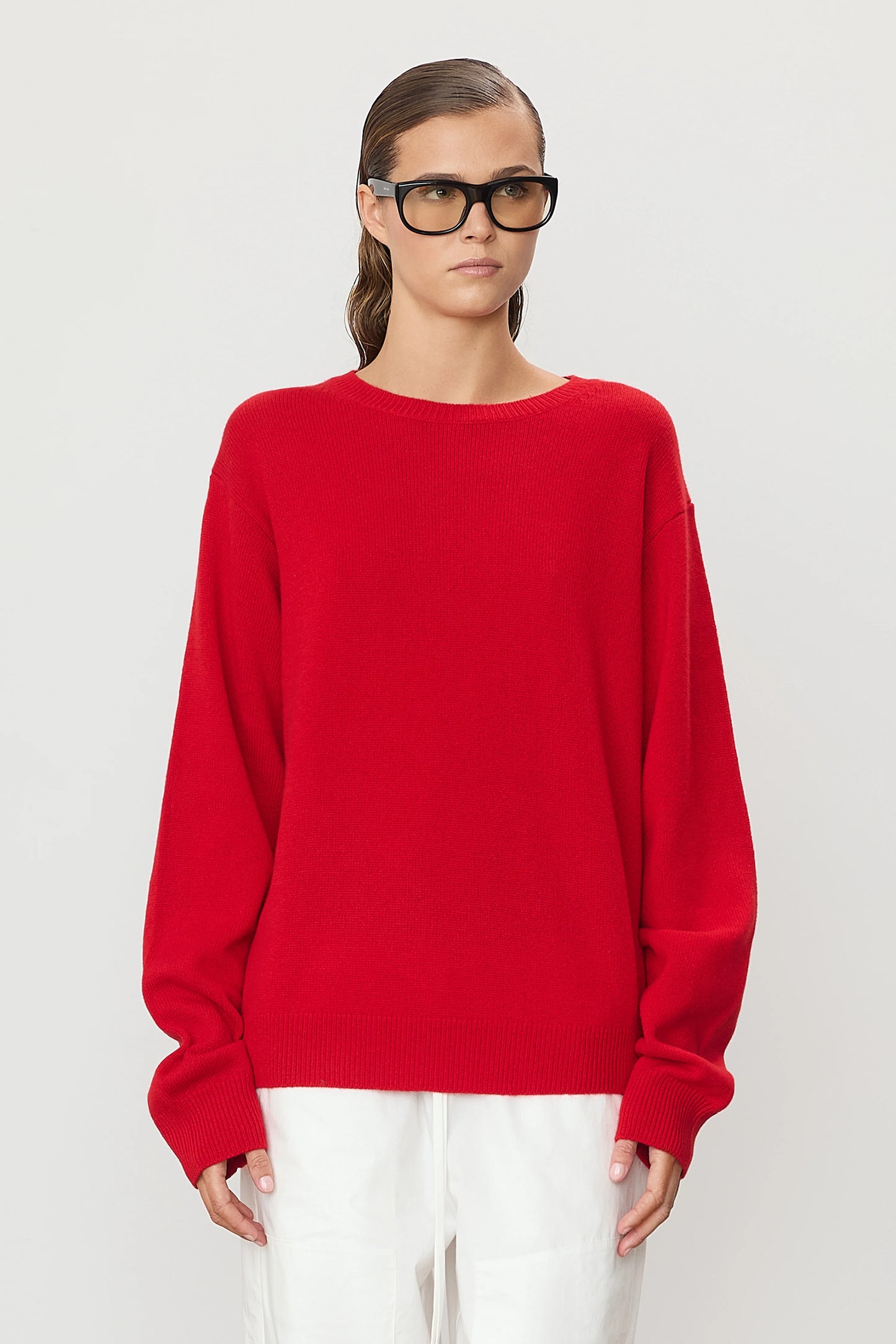 Eterne - James Sweater in Rouge Red