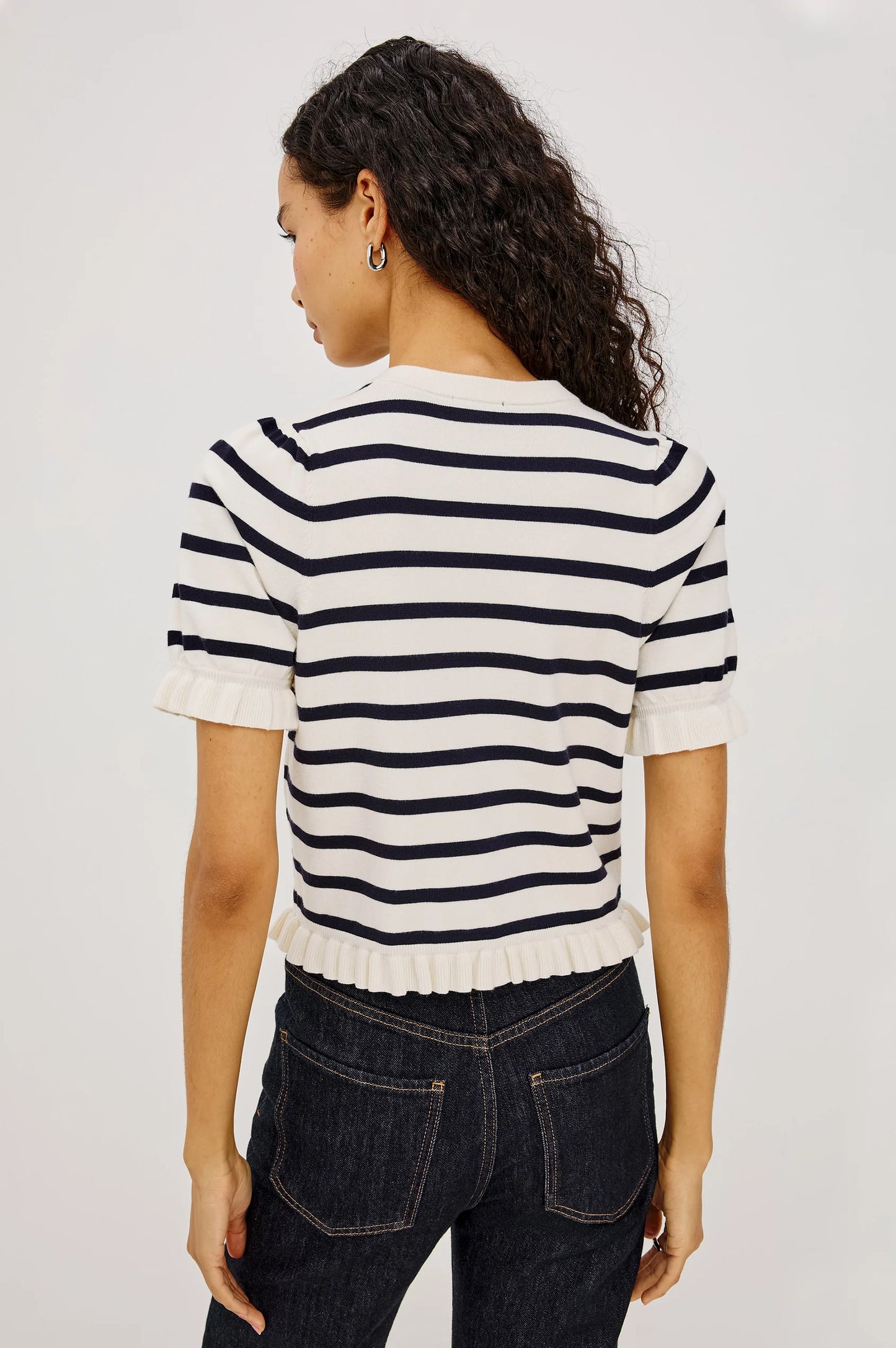 Rails - Lora top in navy stripe