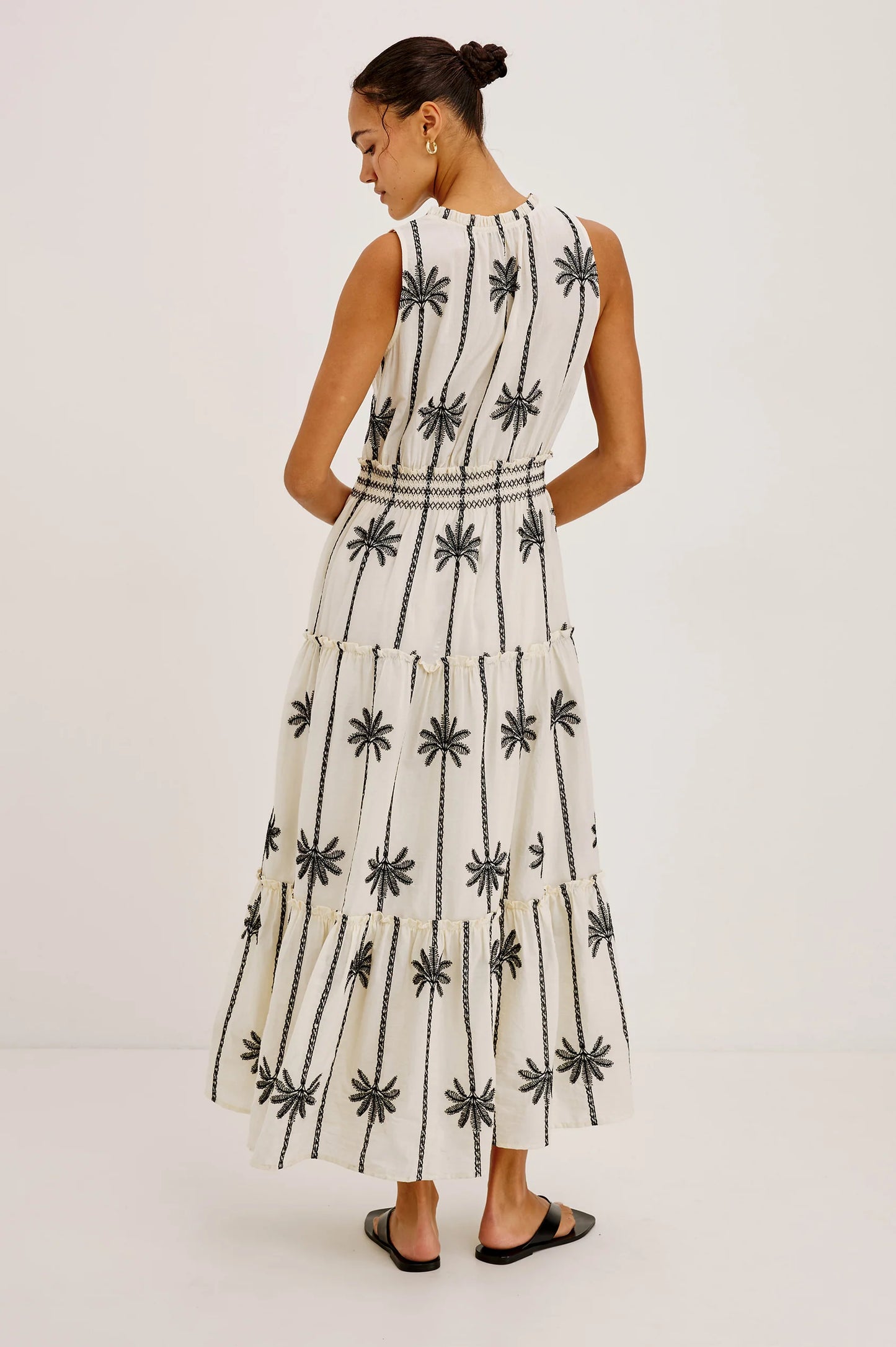 Rails - LouLou dress in Embroidered Palms
