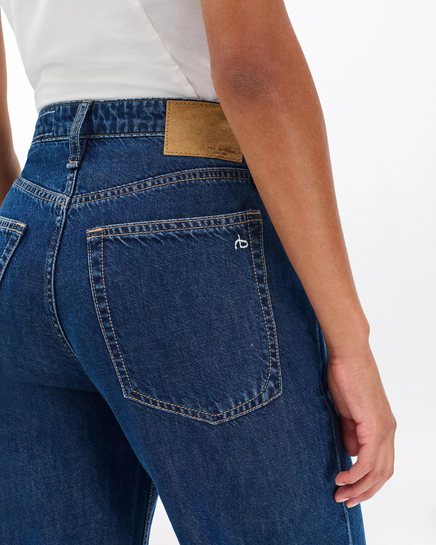 Rag & Bone - Logan Wide-Leg Jeans in wellbrook