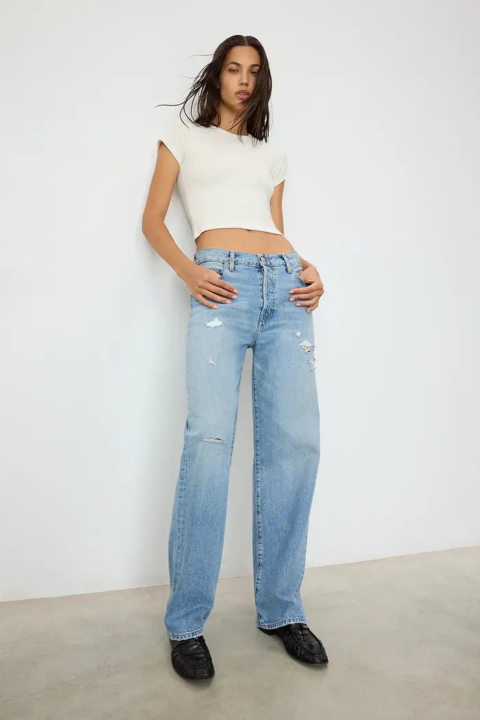 Eterne - Saint Jean Boyfriend pant in Light Indigo