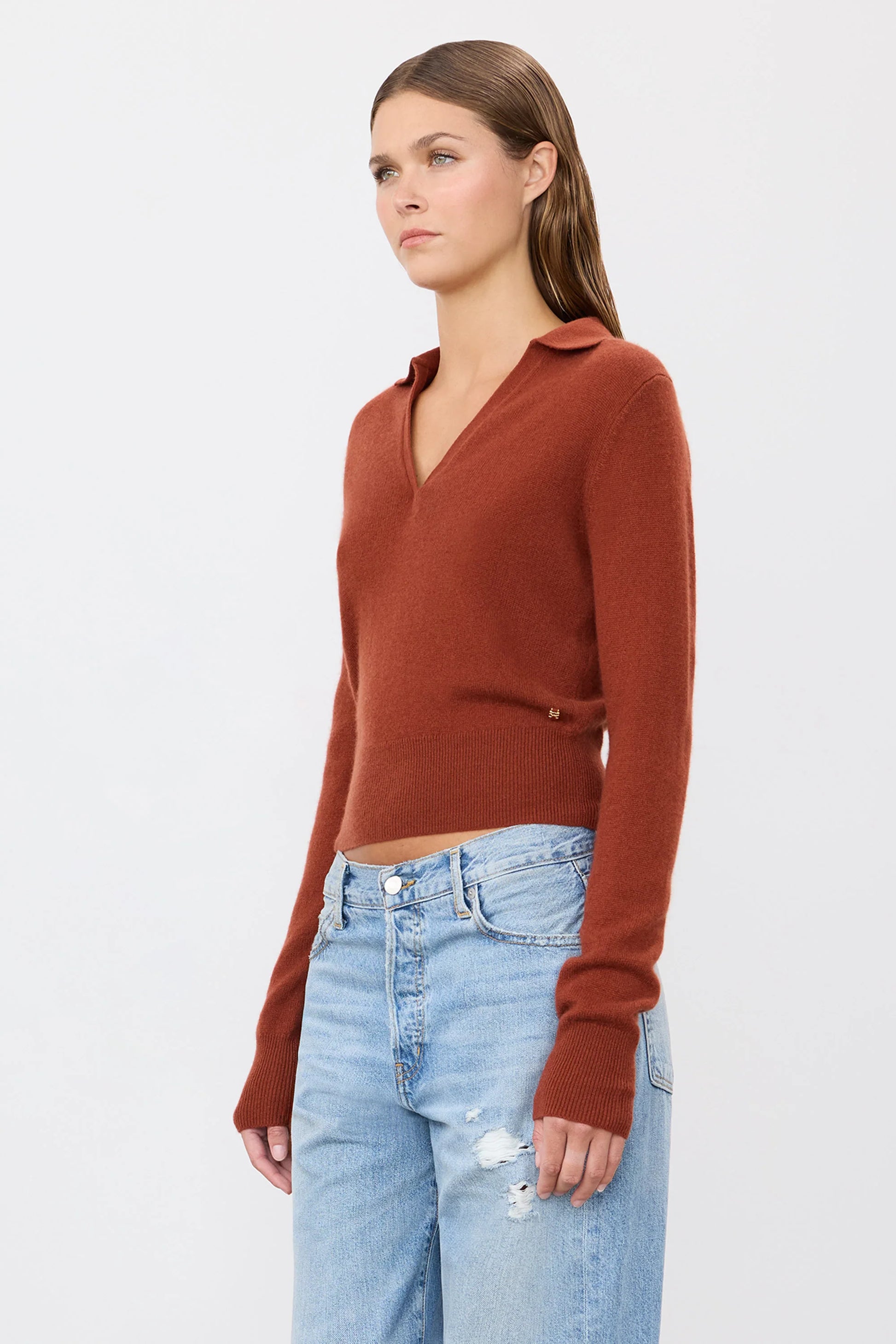 Eterne -  Vance Sweater in Rust