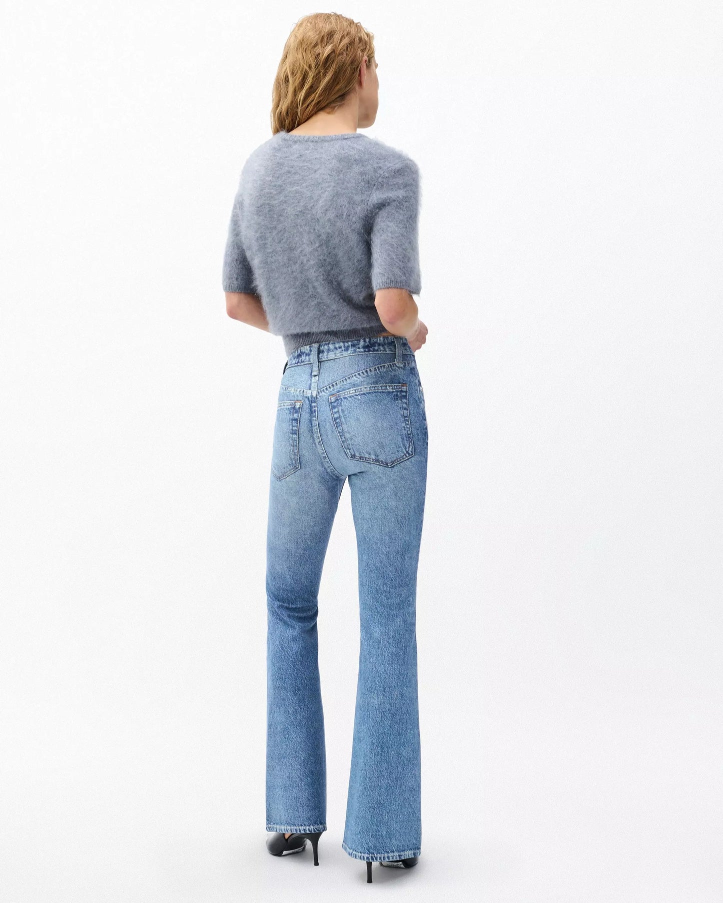 Rag & Bone - Miramar Dahlia Flare Pants Refine Knit in Minetta