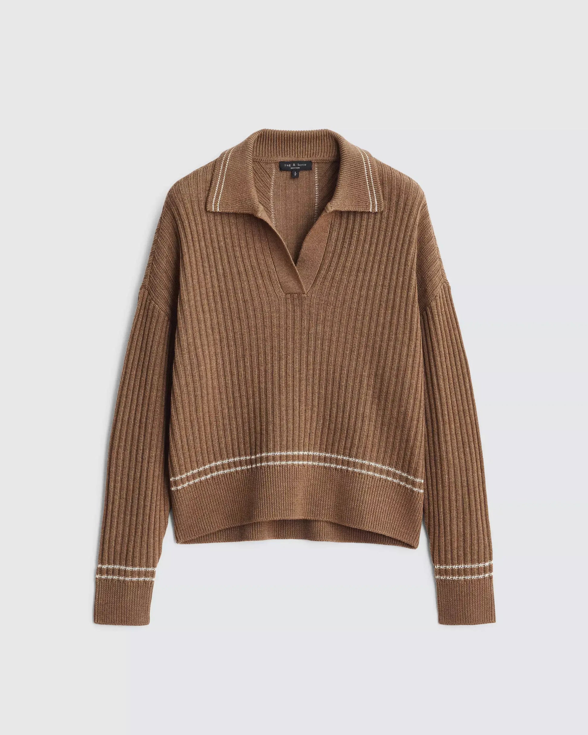 Rag & Bone - Monti Polo Shirt in Camel