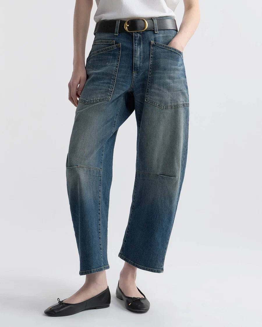 Nili Lotan - Shon Pant in Classic denim