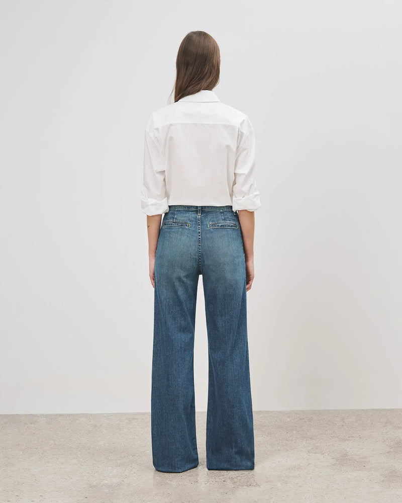 Nili Lotan - Flora Trouser Jean in Classic Wash