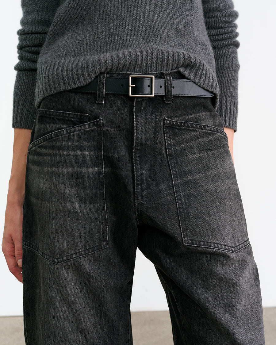 Nili Lotan - Shon jean in stone Black Wash