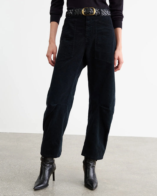 Nili Lotan - Shon Corduroy Pant in Jet Black