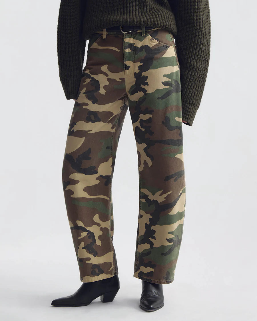 Nili Lotan - Tribeca Pant in Khaki Overdyed Camo
