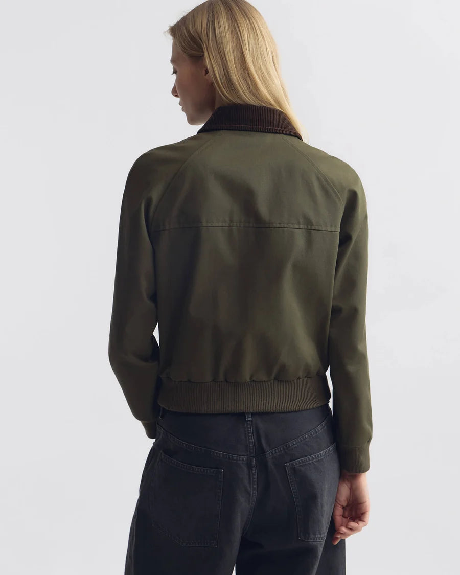Nili Lotan - Victor bomber jacket in army green