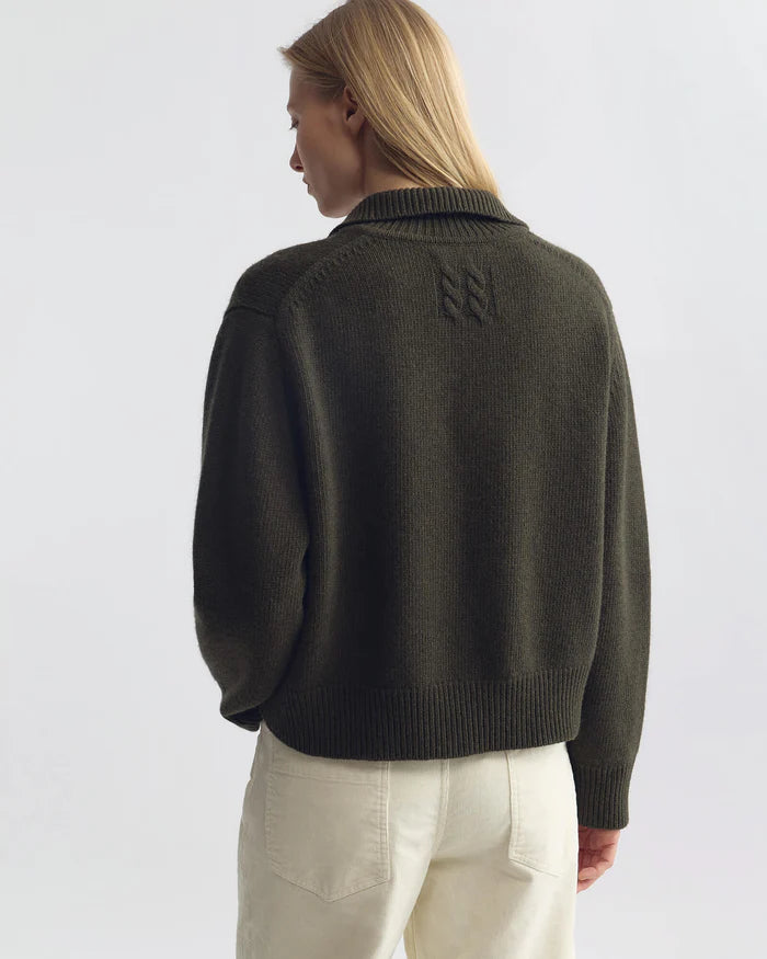 Nili Lotan - Renata Sweater in Dark Pine melange