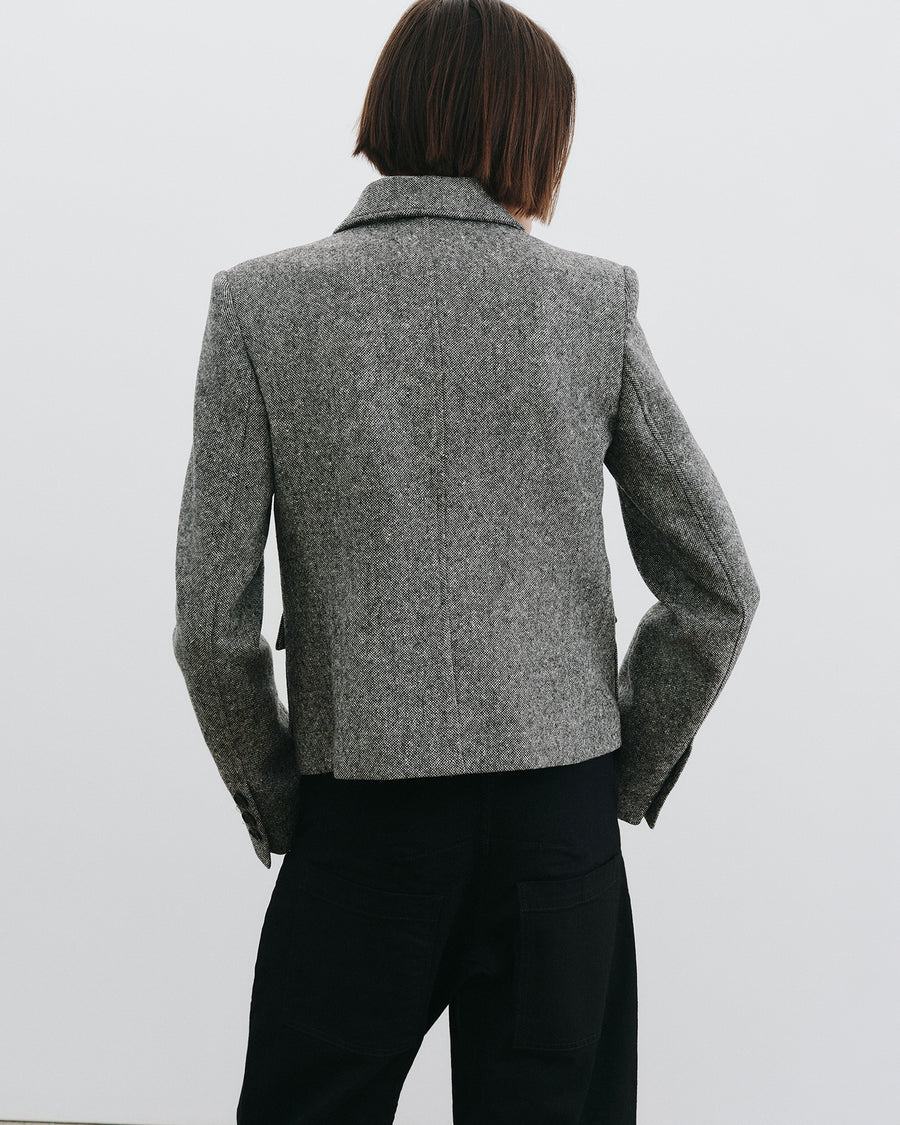 Nili Lotan - Jamison Jacket in Black Donegal