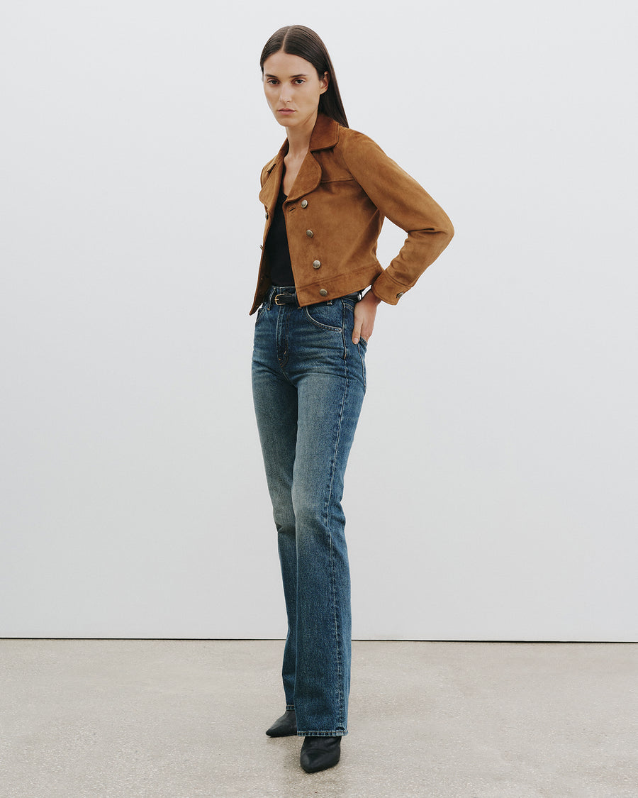 Nili Lotan - Cassidy suede Jacket in Matadora