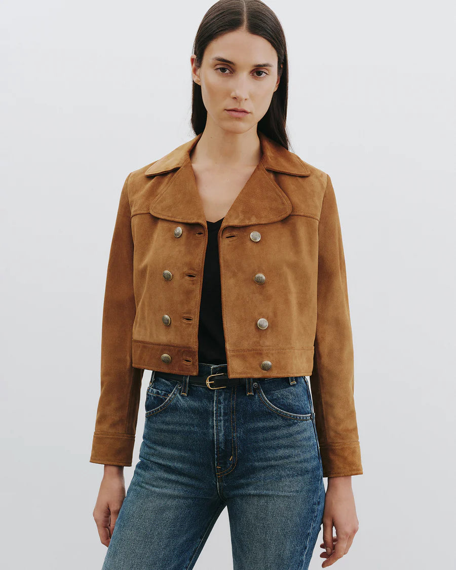 Nili Lotan - Cassidy suede Jacket in Matadora