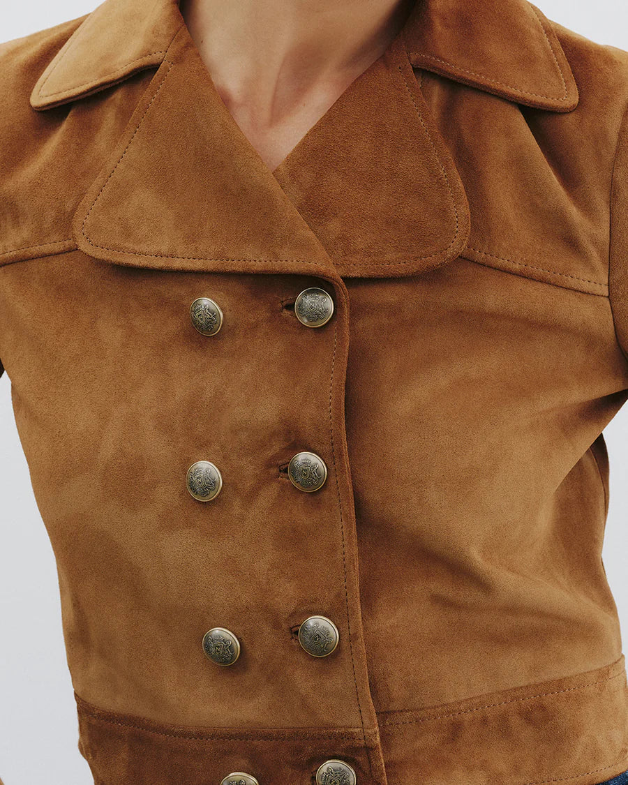 Nili Lotan - Cassidy suede Jacket in Matadora