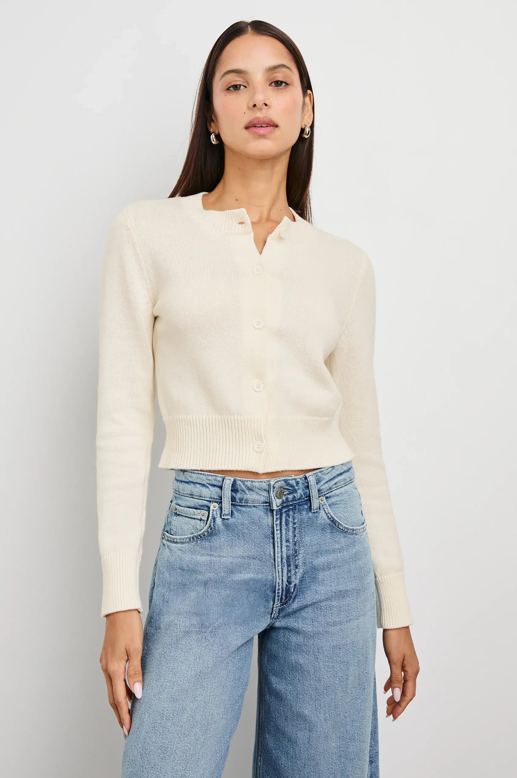 Rails - Norah Cardigan in Ivory