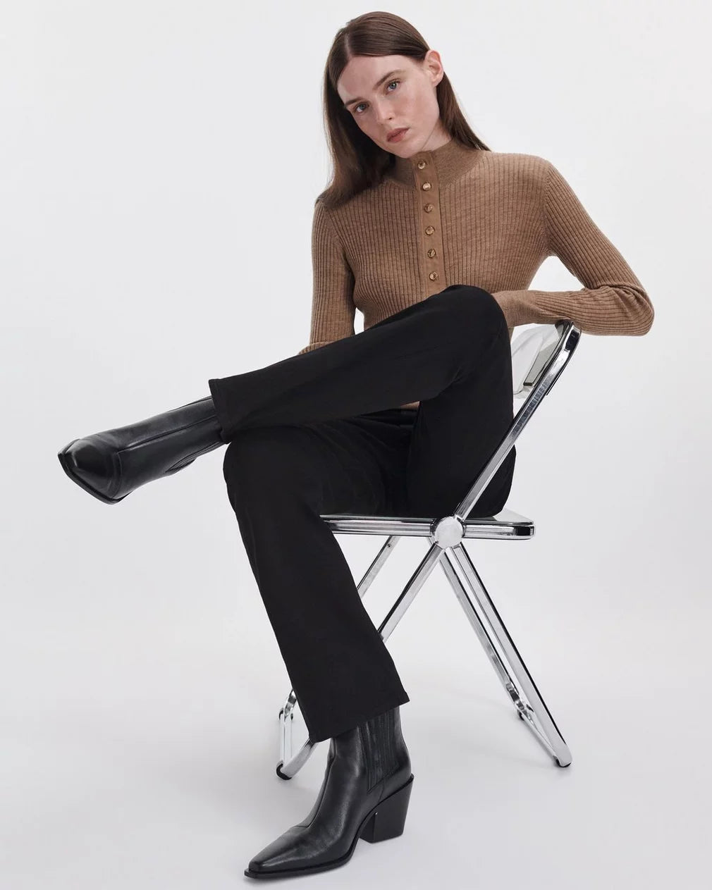 Rag & Bone - Newbury leather Chelsea boot in black