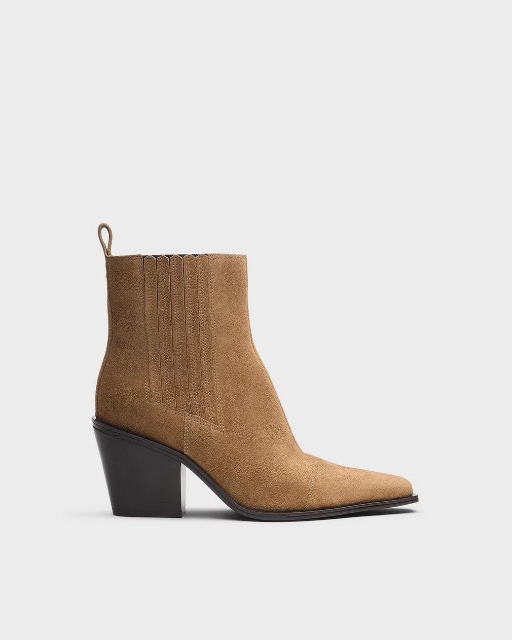Rag & Bone - Newbury suede Chelsea boot in dijon suede