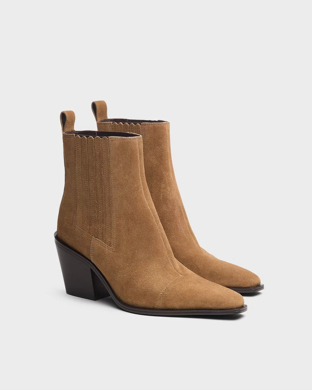 Rag & Bone - Newbury suede Chelsea boot in dijon suede