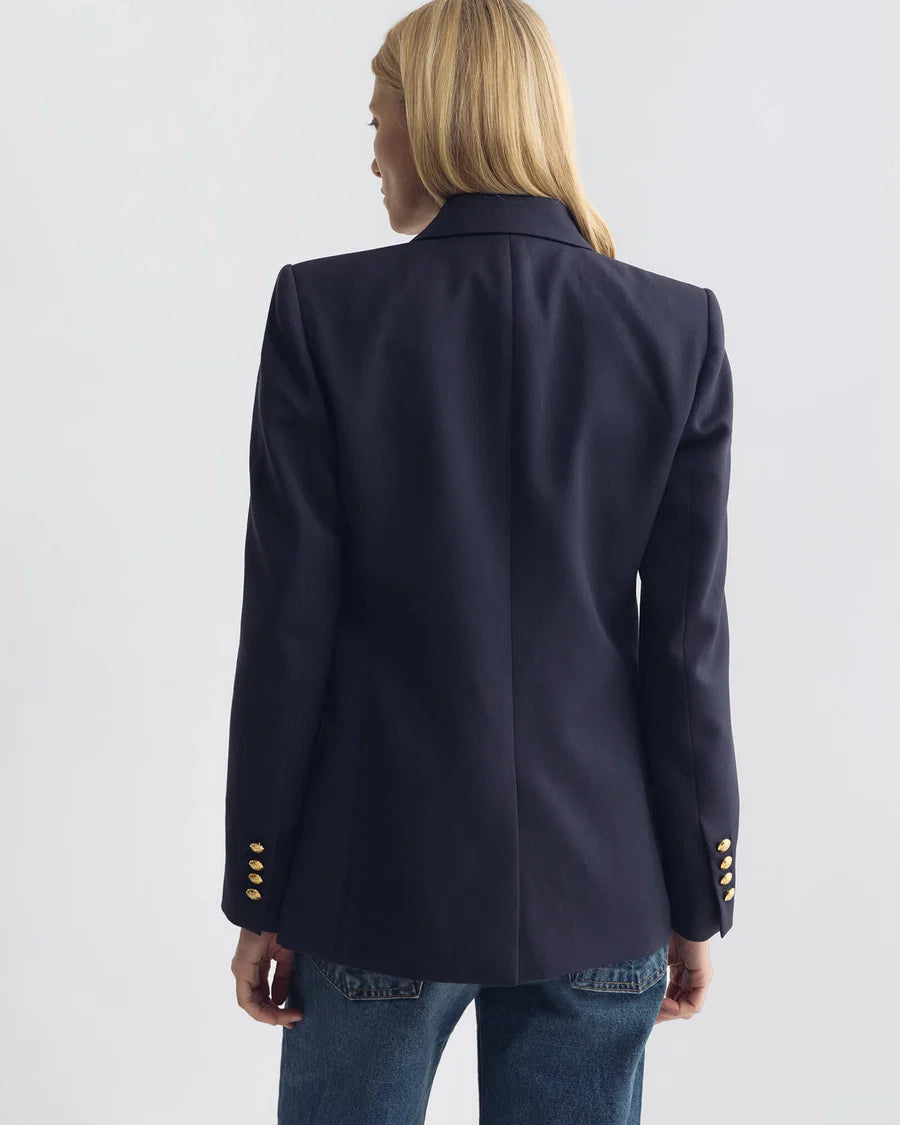 Nili Lotan - Bruni Double breasted Jacket in Midnight