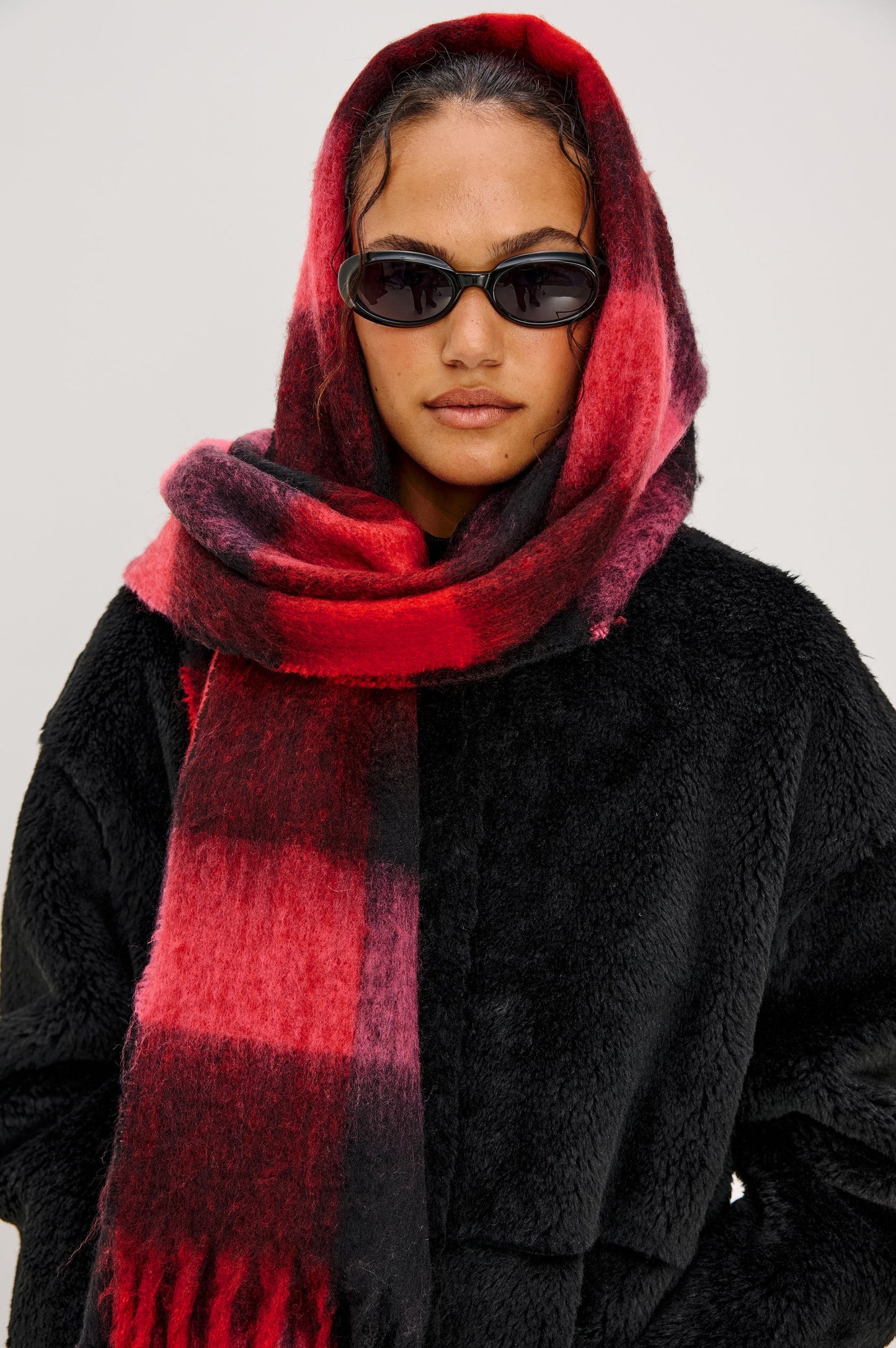 Rails - Oslo Scarf in Scarlet Onyx Pink