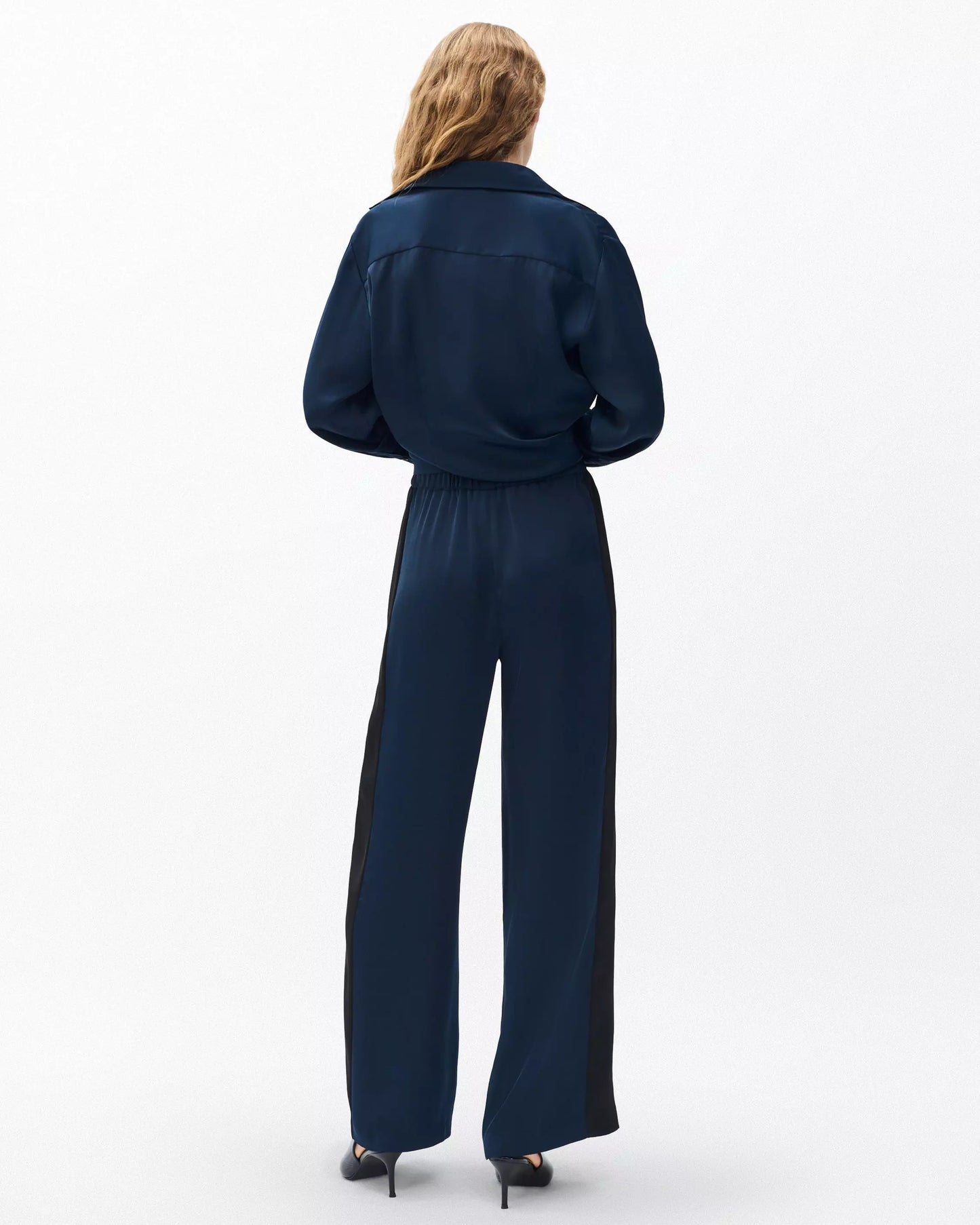 Rag & Bone - Olivia Stripe Pant in Salute