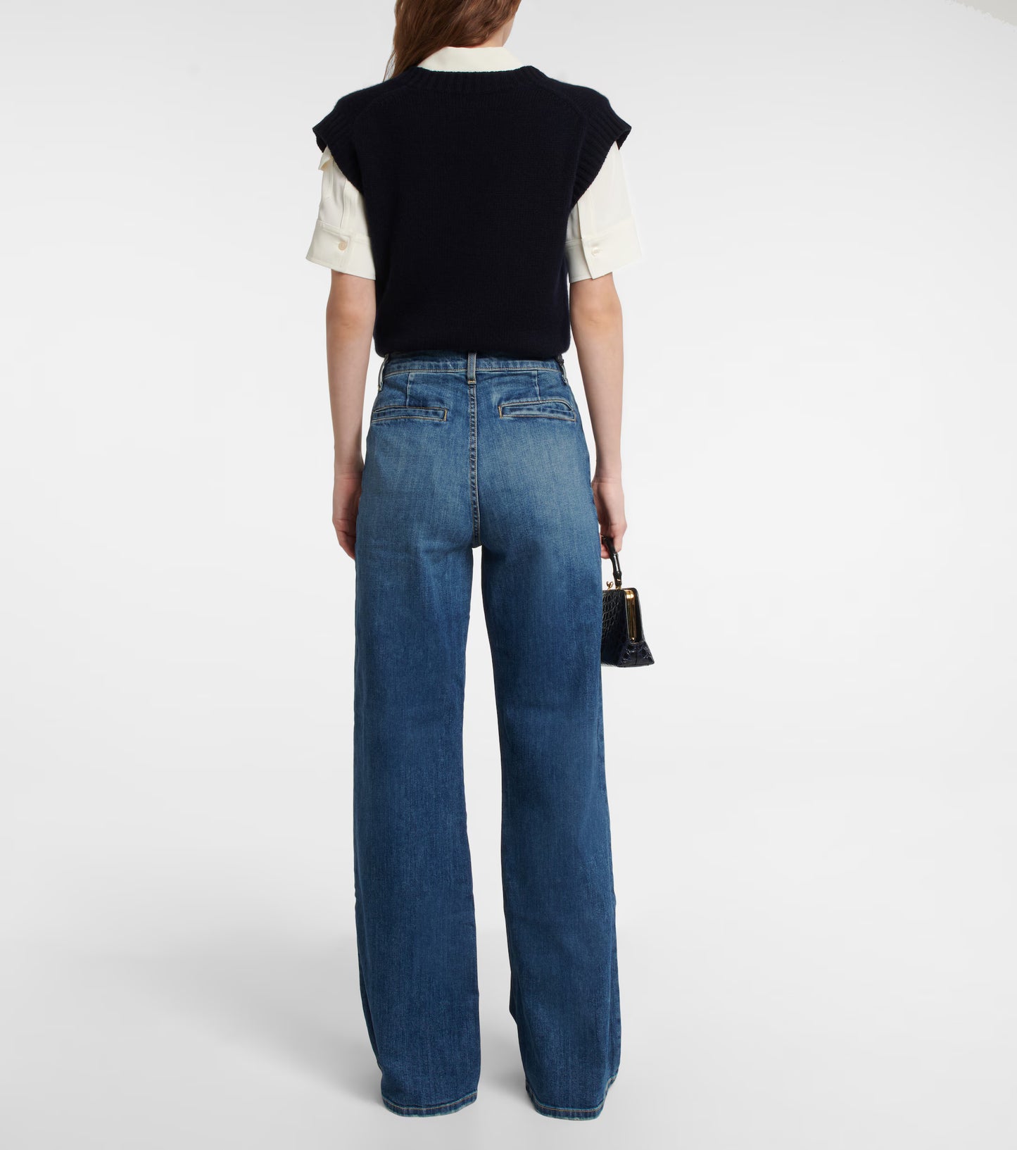 Nili Lotan - Flora Trouser Jean in Classic wash